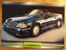 MERCEDES BENZ 500 SL - FICHE VOITURE GRAND FORMAT (A4) - 1998 - Auto Automobile Automobiles Voitures Car Cars - Voitures