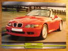 BMW Z3 - FICHE VOITURE GRAND FORMAT (A4) - 1998 - Auto Automobile Automobiles Voitures Car Cars - Automobili