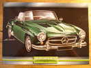 MERCEDES BENZ 190 SL - FICHE VOITURE GRAND FORMAT (A4) - 1998 - Auto Automobile Automobiles Voitures Car Cars - Voitures