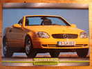 MERCEDES BENZ SLK 230 - FICHE VOITURE GRAND FORMAT (A4) - 1998 - Auto Automobile Automobiles Voitures Car Cars - Automobili