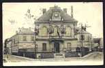 CPA  ANCIENNE- FRANCE- ROSNY-SOUS-BOIS (93)- LA MAIRIE EN TRES GROS PLAN DE FACE-- DRAPEAUX- ANIMATION - Rosny Sous Bois