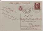 C124-Interi Postali-Cartolina Postale Luogotenenza L.1,20 Minerva Da Modica A Ragusa 1945 - Marcophilie