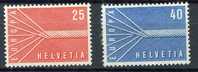 Suisse  * N° 595/596 - Europa 1957 . - 1957