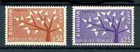 France  ** N°  1358/1359 - Europa 1962 - 1962