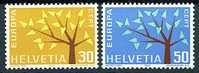 Suisse ** N°  698/699   - Europa 1962 . - 1962