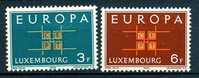 Luxembourg** N° 634/635 - Europa 1963 . - 1963