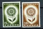 Pays - Bas  ** N° 801/802 - Europa 1964 . - 1964