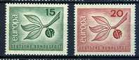 Allemagne ** N° 350/351  - Europa 1965. - 1965