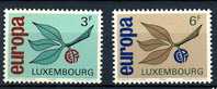 Luxembourg** N° 670/671 - Europa 1965 - 1965