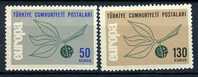 Turquie ** N° 1741/1742 - Europa 1965 - 1965