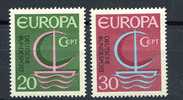 Allemagne ** N° 376/377  - Europa 1966. - 1966