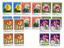 1980 Cactuses Set Of 5v.-MNH  Block Of Four   BULGARIA / Bulgarie - Sukkulenten