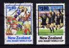 New Zealand - 1991 - World Cup Rugby Championships (Part Set) - Used - Usati