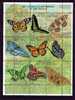 MINT NEVER HINGED MINI SHEET OF BUTTERFLIES-INSECTS   # M-251-1  ( ERITREA   290 - Farfalle