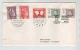 Denmark Cover Royal Wedding Fredensborg 10-6-1967 And Greenland Stamps And More Of Different Cancels - Briefe U. Dokumente