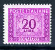 1947/54  -  Italia - Italy - Italie - Italien - Sass. Nr. 106 - Mint With Hinged - MLH - Postage Due
