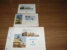 LOT DE 3 BLOCS FEUILLETS ARPHILA SUR TROIS DOCUMENTS DIFFERENTS FDC CEF PREMIER JOUR PARIS - Afgestempeld