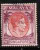 SINGAPORE   Scott #  16a  F-VF USED - Singapour (...-1959)