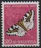 SUISSE Poste 599 ** MNH Papillon Butterfly Schmetterling Vlier : Zérène Du Groseillier - Ungebraucht