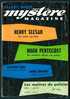 OPTA ELLERY QUEEN, MYSTERE MAGAZINE, N° 166 (1961) Henry Slesar, Hugh Pentecost, Fletcher Flora, André Benzimra - Opta - Ellery Queen Magazine