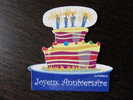 Magnet     JOYEUX  ANNIVERSAIRE - Magnets