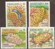 VANUATU - 1985 Sea Slugs - Coral. Scott 406-9. MNH ** - Vanuatu (1980-...)