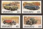 VANUATU - 1987 Cars. Scott 434-7. MNH ** - Vanuatu (1980-...)