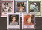 VANUATU - 1987 QE II's 40th Wedding Anniversary. Scott 465-9. MNH ** - Vanuatu (1980-...)