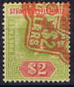 Malaya Straits Settlements Used 1912  Michel Nr 150X On Yellow B - Straits Settlements