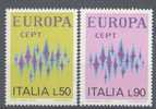 1972 Italia,  Europa CEPT , Serie Completa Nuova (**) - 1972