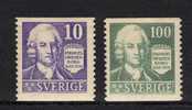 SUEDE N° 247 & 248 * - Unused Stamps