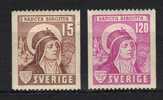 SUEDE N° 290 & 291 * - Unused Stamps