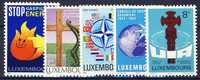 ##Luxembourg 1982-83. 5 Different. MNH(**) - Neufs