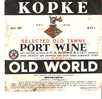 Portugal, Kopke - Selected Old Tawny PORT WINE - Old World - Vino Bianco