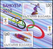 BULGARIA \ BULGARIE ~ 2010 - Jeux Olimpiques D'Hiver - Vancouver'2010 - Bl** - Blocks & Kleinbögen