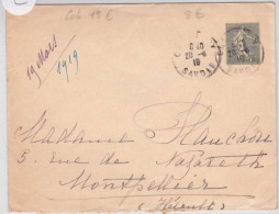 SEMEUSE LIGNEE - ENVELOPPE ENTIER POSTAL - SANS DATE - STORCH B17 - De CHAMBERY (SAVOIE) - 1919 - COTE=25 EUROS - Standaardomslagen En TSC (Voor 1995)