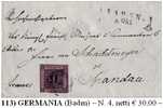 Germania-SP0113 - Baden 1851-52 (o) Used - Senza Difetti Occulti. - Lettres & Documents