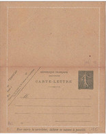 SEMEUSE LIGNEE - CARTE LETTRE ENTIER - STORCH B6 - DATE 746 -  NEUVE - Cartoline-lettere