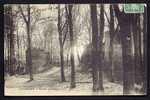 CPA  ANCIENNE- FRANCE- LUZARCHES (95)- LES RUINES DU VIEUX CHATEAU FÉODAL DANS LA FORET EN HIVER- LE DOJON - Luzarches