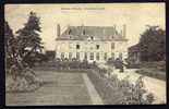 CPA  ANCIENNE- FRANCE- ENNERY (95)- LE CHATEAU EN GROS PLAN DE FACE- LE PARC AVEC ANIMATION - Ennery