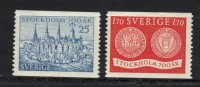 SUEDE N° 376 & 377 * - Unused Stamps