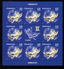 Zodiac  2011 Minisheet 6X 8 Stamps + Labels! ** MNH Romania. - Hojas Completas