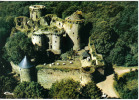 Carte Postale 22. Tonquedec  Et Le Chateau Vue D'avion Trés Beau Plan - Tonquédec