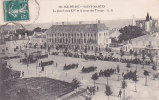 ILE DE RE SAINT MARTIN LA PLACE LOUIS XIV ET LA REVUE DES TROUPES  Editeur AB - Saint-Martin-de-Ré