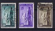 Italy 1949 Michel Nr 774-776 , Used - 1946-60: Usados