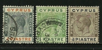 ● CIPRO - 1924 / 28 - Re GIORGIO V - N. 84 . . .  Usati - Cat. ? € - Lotto N. 35 - Zypern (...-1960)