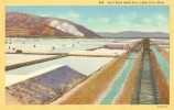 USA – United States – Salt Beds Near Salt Lake City, Utah Unused Linen Postcard [P4290] - Otros & Sin Clasificación