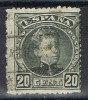 Sello 20 Cts, Vnegro Alfonso XIII 1901 , Edifil Num 247 º - Usados