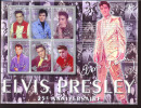 MINT NEVER HINGED MINI SHEET OF ELVIS PRESLEY  #  M - 191-2  ( GUINEE   2126 - Elvis Presley