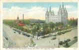 USA – United States – Temple Block And Brigham Young Monument, Salt Lake City, Utah 1910s-1920s Unused Postcard [P4310] - Salt Lake City